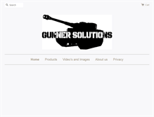 Tablet Screenshot of gunnersolutions.com